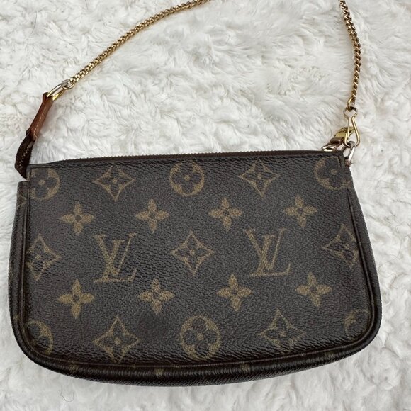 Louis Vuitton Monogram Mini Pochette Dust Bag with Certificate of Authenticity - Picture 5 of 15